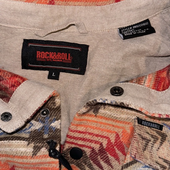 Rock & Roll Cowgirl Multicolor Patterned Jacket - Picture 3 of 4